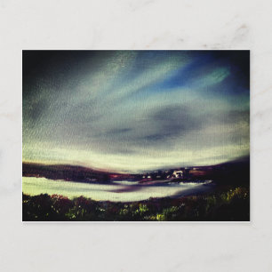 Abstrakte Landschaft Postkarte