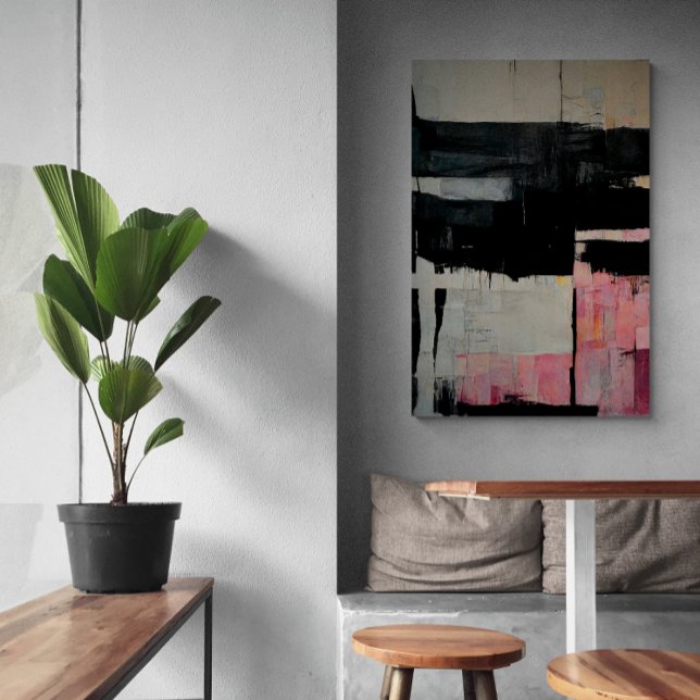 Abstrakte Landschaft "Quiet World". Canvas Print Leinwanddruck (Von Creator hochgeladen)