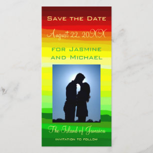 Abstrakte Landschaft - Save the Date