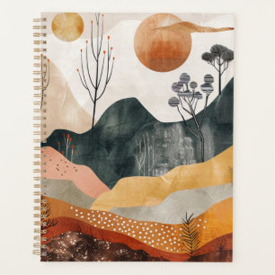 Abstrakte Landschaft von Boho (15) Planer