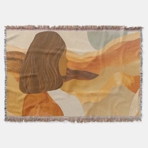 Abstrakte Landschaft von Boho (17) Decke