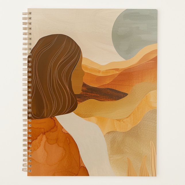 Abstrakte Landschaft von Boho (17) Planer (Vorderseite)