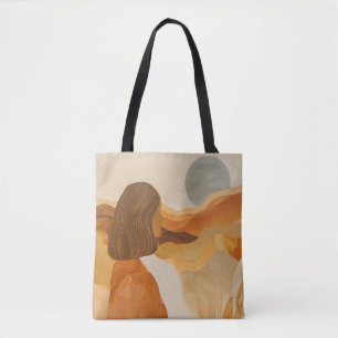 Abstrakte Landschaft von Boho (17) Tasche