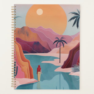 Abstrakte Landschaft von Boho (18) Planer
