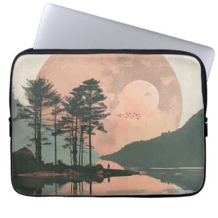 Abstrakte Landschaft von Boho (1) Laptopschutzhülle