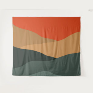 Abstrakte Landschaft Wandteppich
