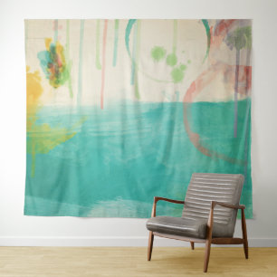 Abstrakte Landschaft Wandteppich