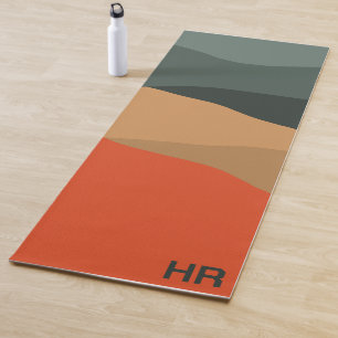 Abstrakte Landschaft Yogamatte