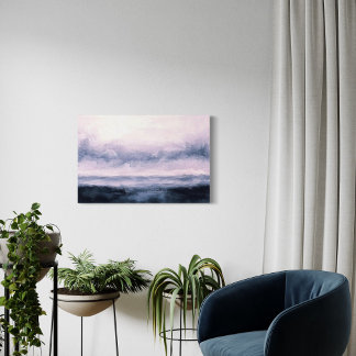 Abstrakte Landschaftsarchitektur, Dark River Leinwanddruck