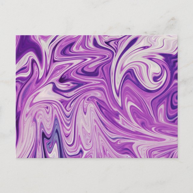Abstrakte Lava Postkarte (Vorderseite)