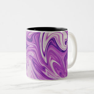 Abstrakte Lava Zweifarbige Tasse
