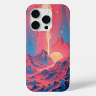 Abstrakte Lebenskraft des kosmischen Berges Case-Mate iPhone Hülle