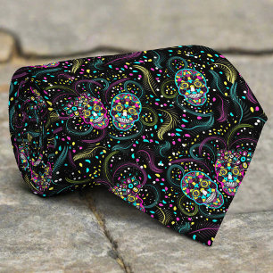 Abstrakte Leckerbissen Halloween Krawatte