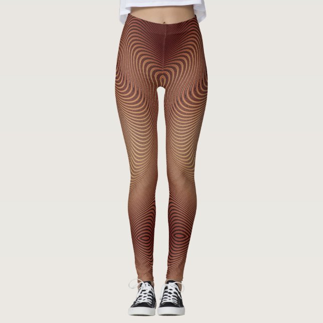 Abstrakte Leggings (Vorderseite)