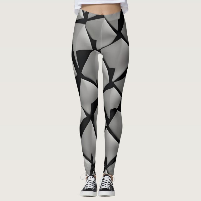 Abstrakte Leggings (Vorderseite)