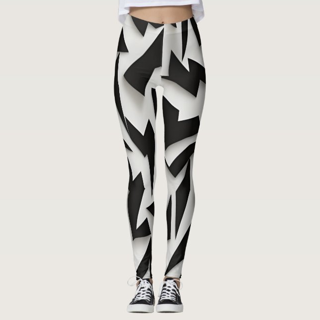 Abstrakte Leggings (Vorderseite)