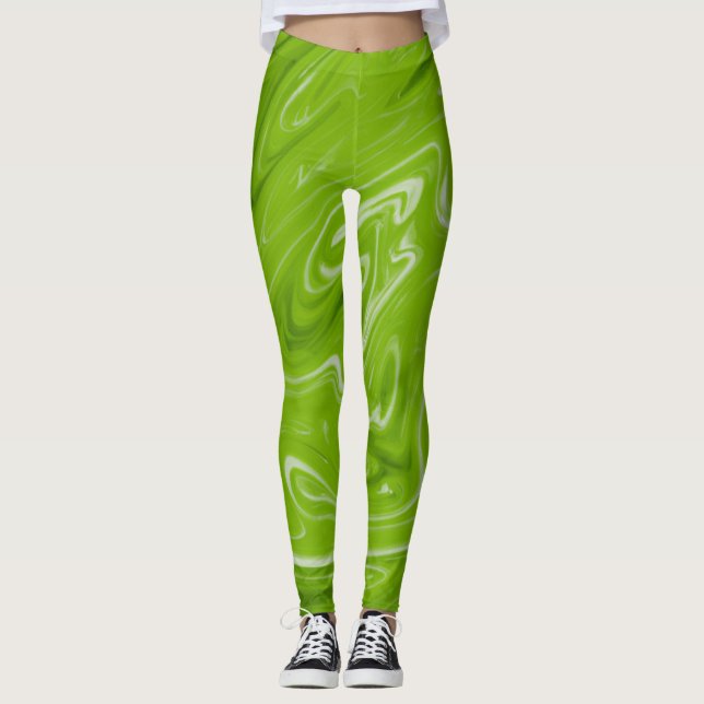 Abstrakte Leggings (Vorderseite)