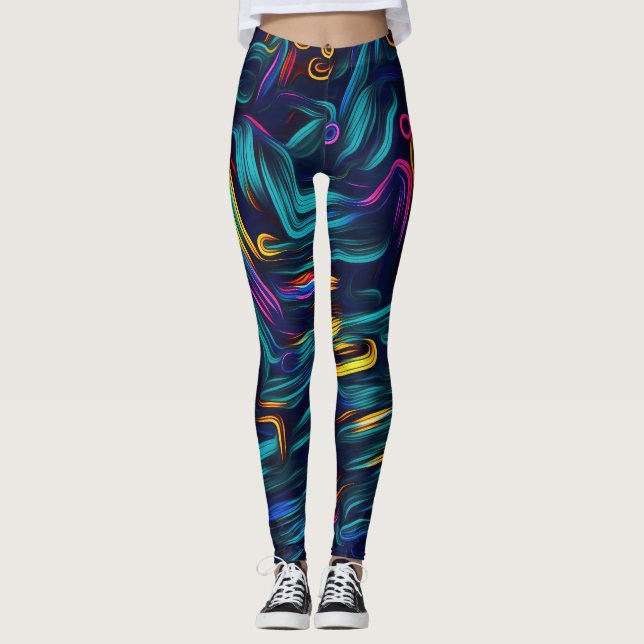 Abstrakte Leggings der Neusaison (Vorderseite)