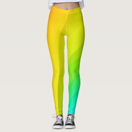 Abstrakte Leggings von Rainbow