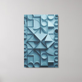 Abstrakte Leinwand für ruhige Geometrie
