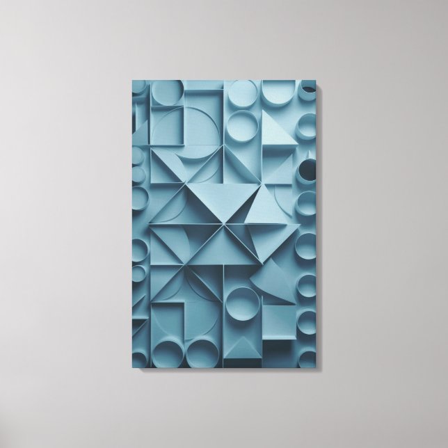 Abstrakte Leinwand für ruhige Geometrie (Vorderseite)