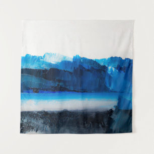 Abstrakte Leinwand: Moderne Kunsttextur. Wandteppich