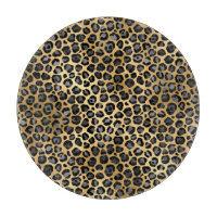 ABSTRAKTE LEOPARD GOLD TRAY CUTTING BOARD