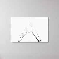 Abstrakte Licht-Tunnel-Geometrie Poster