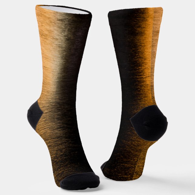 Abstrakte Lichter Meeresspiegelung glänzender Bron Socken (Gewinkelt)