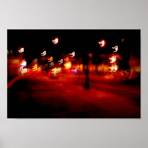 Abstrakte Lichtfarbe Ploosh Poster