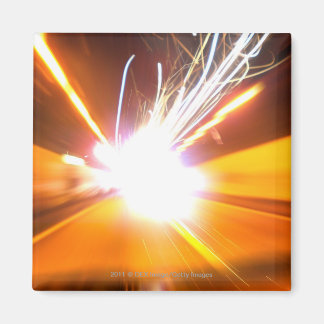 Abstrakte Lichtstrahlen und Wirkungen Magnet