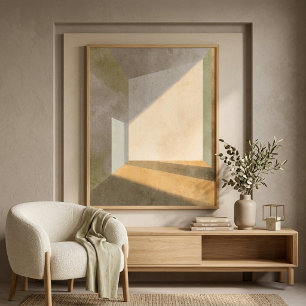 Abstrakte Lichtwandkunst für Wohnzimmerdekoration Poster