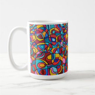 Abstrakte Liebe Kaffeetasse