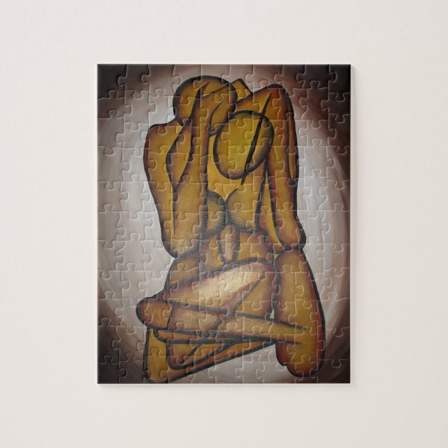 Abstrakte Liebhaber zeitgenössischer Kunst in Ocke (Vertikal)