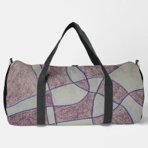 Abstrakte lila Druck-Cut-Näh-Tasche