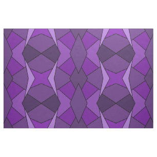 Abstrakte lila Polygon-geometrisches Form-Gewebe Stoff