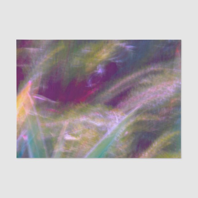 Abstrakte Lila Rosa Farbenfrohe Kunst Seidenpapier (Vorderseite)