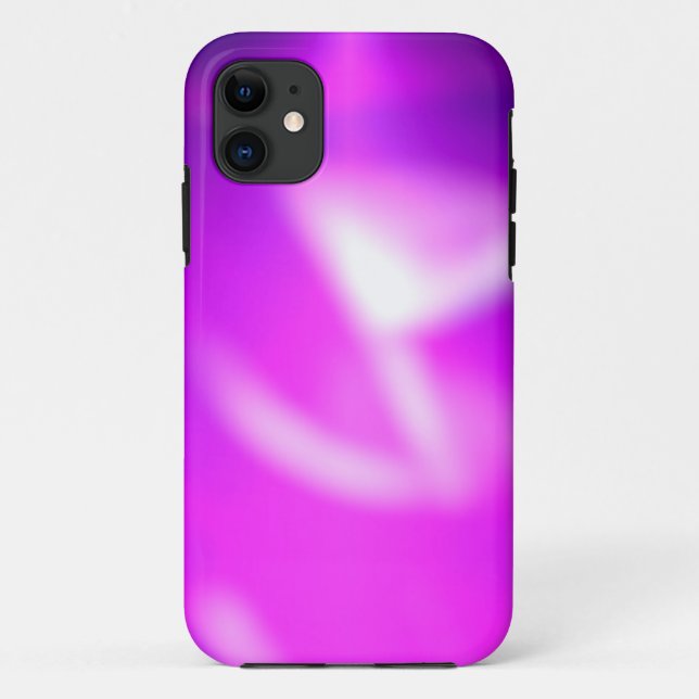 Abstrakte Lila Unschärfe Case-Mate iPhone Hülle (Rückseite)