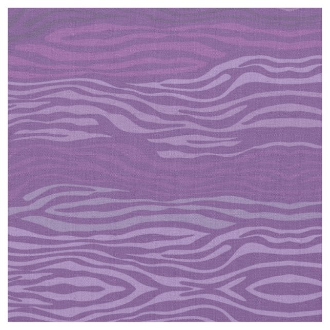 Abstrakte Lila Zebra-Regenfälle Stoff (Nahaufnahme)