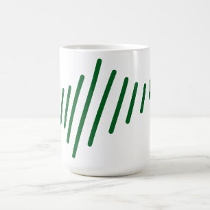 Abstrakte Line Art Tasse