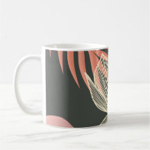 Abstrakte Linie Art Blume Design - Elegante Mi