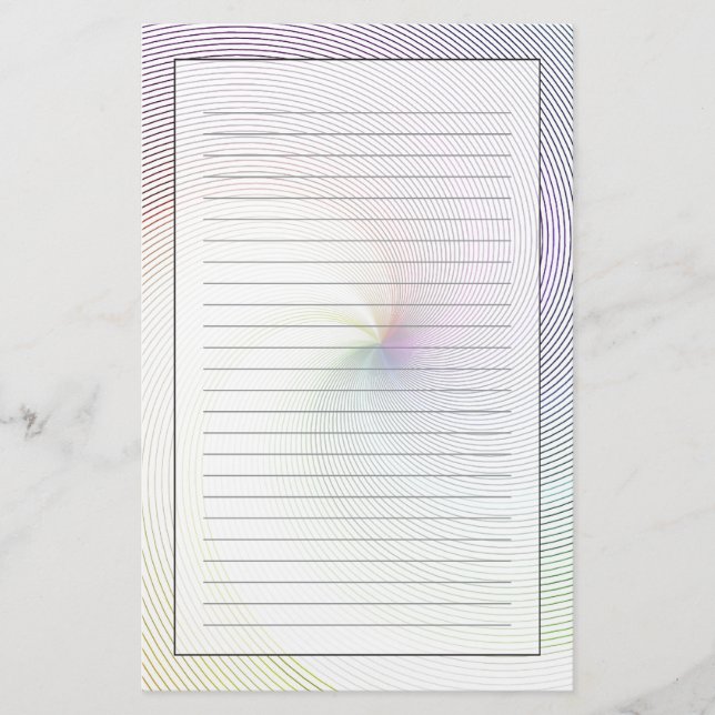 Abstrakte Linien 8 Briefpapier (Vorderseite)