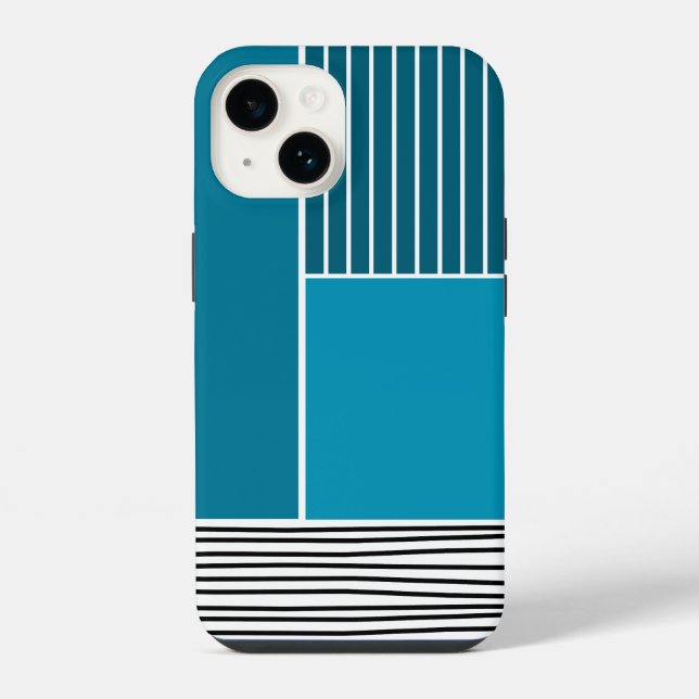 Abstrakte Linien  iPhone 14 Hülle (Rückseite)