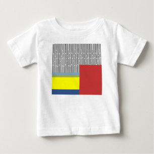 Abstrakte Linien und Rechtecke Baby T-shirt