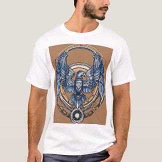 abstrakte Linienführung T-Shirt