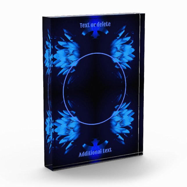 Abstrakte Lotus-Blume Fotoblock (Links)