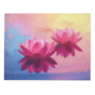 Abstrakte Lotus-Blume Notizblock