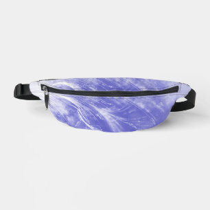Abstrakte Lüsterne und Glühwürmchen Blau Bauchtasche