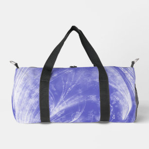 Abstrakte Lüsterne und Glühwürmchen Blau Duffle Bag