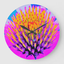 Abstrakte Macro Hot Pink und Gelb